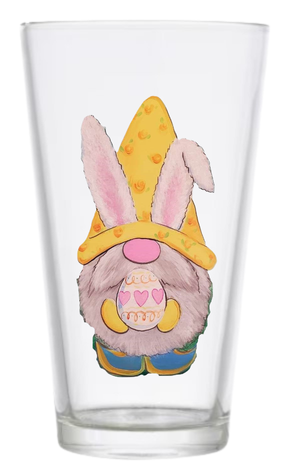 Bunny Gnome on a Pint Glass at Riverlands Brewing!